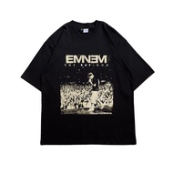 Oversized t-shirt for adult men ruthless world band vintage eminem performance original product stan