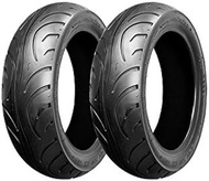 Motorcycle Parts Center 791102 Motorcycle Tires, 130/70-12, 4PR, T/L, Set of 2, Tubeless