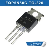 10pcs FQP5N50C FQP 5N50C TO-220 FOP 5N50C FOP5N50C TO220 5A/500V N-channel MOSFET Transistor new ori