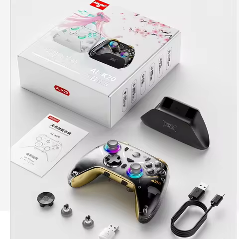 AOLION K20 Gaming Controller Dual Hall Magnetic Surface Shell Three speed Linear Trigger for iOS and