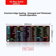 SHIKEXIN | Shortcuts for 3DMAX C4D Blender Large Mouse Pad