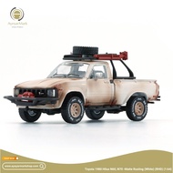 BM Creations Toyota 1980 Hilux N60 N70 -Matte Rusting (White) (RHD) 64B0358 (1:64)
