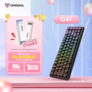 Onikuma G67 Mechanical Gaming Keyboard 67-Key RGB Wired Hot-Swappable Mechanical
