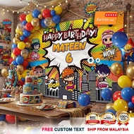 Banner Hari Jadi / Banner Hiasan / Birthday -  Boboiboy / Comic