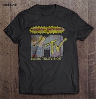 Beavis และ Butthead Lessed Mtv Tshirt ผ้าฝ้ายผู้ชายเสื้อยืดฤดูร้อนแฟชั่นไซด์ยุโรป