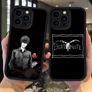 S-6 Death Note Case Case for iPhone 15 X XS 16 XR Plus Pro Max Cover