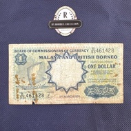Malaya & British Borneo⛵️ Vintage Banknotes $1 Dollar - Clearance Offer🔥