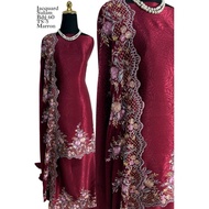 KAIN PASANG JACQUARD PRINTED BERSULAM 🔥🔥 DESIGN RAYA 2026 🌺