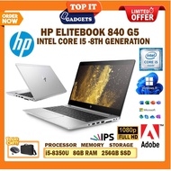 HP ELITEBOOK 840 G5 ULTRABOOK TOUCHSCREEN - CORE i7-8650U 8TH GENERATION / 32GB DDR4 RAM / 512GB SSD STORAGE / 6 MONTHS WARRANTY [#LAPTOP]