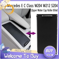 Car Console Roller Blind Central Control Cup Holder Zipper Water Cup Roller Blind for Mercedes E C C