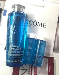 400ml +2x50ml Lancôme  lancome toner 蘭蔻 藍水 蘭蔻清柔化妝水 Tonique Douceur softening hydrating toner with ro