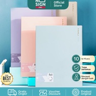 Nusign Display Book A4 Multipurpose Pastel Color 40 Page Ns195