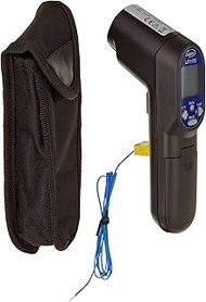 Supco LIT11TC Laser Infrared Thermometer with Probe, -60 to 700 Degrees C, -76 to 932 Degrees F, Acc