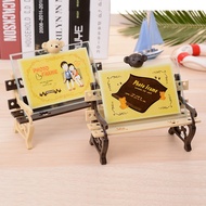 Bear cartoon photo frame frame 5 inch small photo album home photo frame plastic