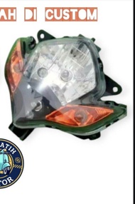 batok totok lampu depan satria fu barong bekas custom