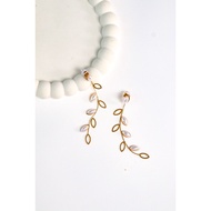 Pearch Earrings| INHALE. | 18K Gold Plated Earring Accessories | Gold Earrings