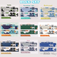 【Blue Sky】GMK theme keycap/ABS double shot/Cherry profile/Olivia/Arctic/BOW/WOB/Night runner