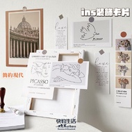 [Quick Leopard] ins Decoration Card Decoration Bedroom Room Decoration Card Sticker Wall Decoration 