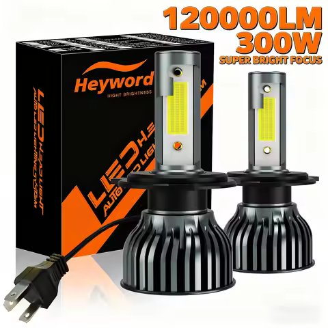 Heyword 2Pcs LED H4 H7 Car Headlight H1 LED Bulb H8 H11 9005 HB3 9006 HB4 9007 9004 HB1 H3 HB5 Led L
