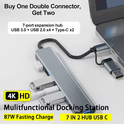 USB C HUB Type C Splitter Thunderbolt 3 Docking Station Laptop Adapter HDMI-compatible With For Macb