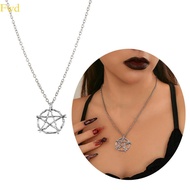 Fwd Vintage Gothic Pentagrams Pendant Necklace for Men Women Gothic Star Necklace