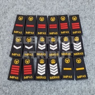 Pdh Rank Sign Full Embroidery Embossed Kemeninipas (Imigration, Imipas and PAS) Group 1A,1B,1C,1D,2A