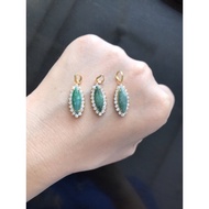 375 grade genuine gold stone pendant