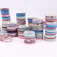 100 Roll Washi Tape Warna Gold untuk Scrapbook DIY