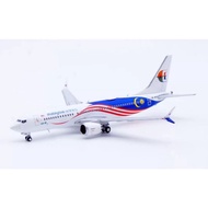 B737-8MAX MALAYSIA AIRLINES 9M--MVA 1:400 Alloy Aircraft Model (JC Wings)
