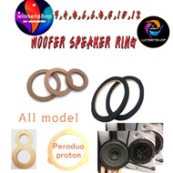 2pcs car speaker sub woofer box ring   spacer mdf casing Universal ,support car ,speaker woofer ring