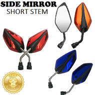 SUZUKI Smash 115 110 - MOTORCYCLE SIDE MIRROR SHORT STEM ( 3 COLOR AVAILABLE 1PAIR ) H2794 accessori