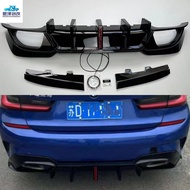 Suitable for Bmw3Department G20G28 19+Vertical light bar rear lip rear diffuser original car replace