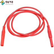 SUYO 1/2pcs Male-to-Female Banana Plug, CATII 1000V /32A Max Silicone Meter Test Lead Extension, 100