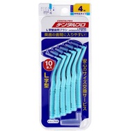 [三件裝] DENTALPRO - L 字型 牙縫刷  4 號 (1.2mm-) (10支入)  [平行進口]