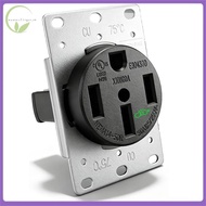 [mxwtnv71rgur.th] NEMA 14-50 Outlet for EV Charging 3-Pole 4-Wire 125/250V Flush Receptacle for EV, 
