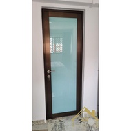 Aluminium Swing Door with Acrylic Panel