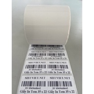 Barcode Printing Paper 35 x 22 Fashion Stamps Two Rows 72 x 22 (74 x 22)