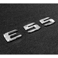 BENZ E55+AMG Font Word Mark Body Word Sticker Rear Box Font Font Height 25mm