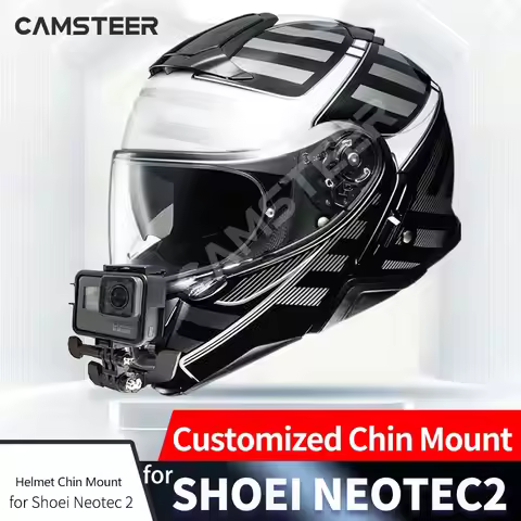for Shoei Neotec 2 Customized Motorcycle Helmet Chin Mount for GoPro hero12 11 10 Insta360 X4 Ace Pr