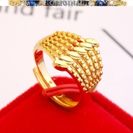 916golden Apple Open Ring Real 916gold Ring in stock