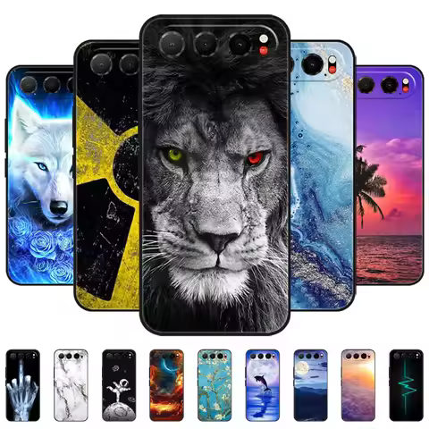 For ZTE Nubia Air Case Z2468N 6.78" Cool Wolf TPU Soft Silicone Cases For NubiaAir Nubia Air Phone B