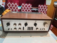 Luxman L-308 立體聲綜合擴大機，擺放迷你倉太耐，有一整組輸入無聲，只能用Deck 1及2 輸入其他無聲， 所有制按鈕正常，