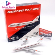 HX Models B551801P 1: 400 JAL Japan Airlines B747-100 JA8101 High-End
