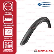 Schwalbe Pro One Evolution 700x25C Road Bike Tyre | Tubeless Easy Tyre