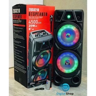 FLASH SALE ZQS 8210 BOOM BOX 8" ×1 WIRELESS KARAOKE BLUETOOTH SPEAKER READY STOCK