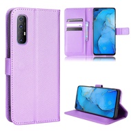 Flip Case OPPO Reno3 Pro Case Wallet PU Leather Back Cover Phone Casing OPPO Reno 3 Pro Cover