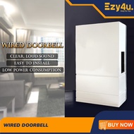 Evenzo/Lemax DoorBell Wired Chime Loceng Pintu Pakai Wayar Suis Loceng Rumah Sekolah Office Kebakara