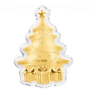 Citigems XMAS Tree Gold Coin in 999 Pure Gold