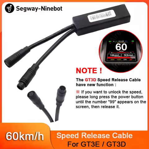 60KM/H Unlocking Speed Cables for Ninebot By Segway GT3E/GT3D Electric Scooter Customized Limit Spee