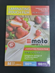 A4 Laminating Film / Laminate Film A4 For Laminator Machine - 100pcs / Laminator Film / Laminate SMA